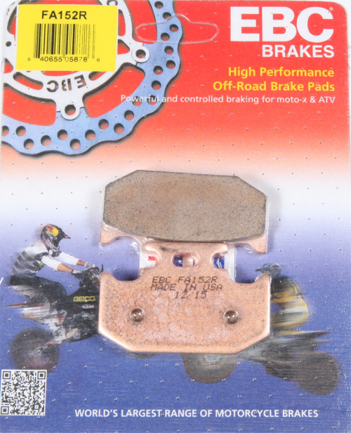 Ebc Brakes R Series Long Life Sintered Brake Pads Fa337r 