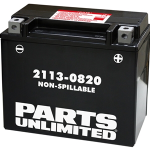 Parts Unlimited AGM Factory Activated Maintenace-Free Batteries