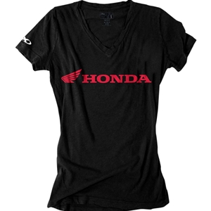 Factory Effex Honda Womens V-Neck T-Shirts