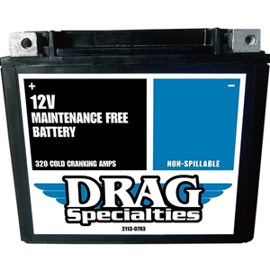 Drag Specialties Factory-Activated High-Performance AGM Maintenance-Free Batteries