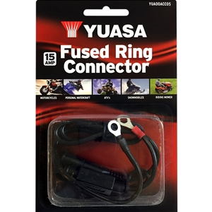 Yuasa Battery Charger Fused Ring Connector