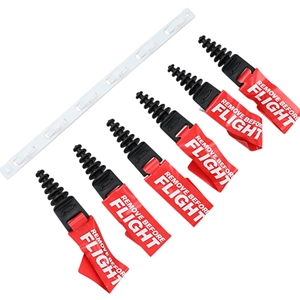 FMF Wash Plugs 6 Pk of 2-Stroke Muffler Plugs with Streamers