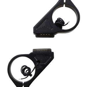 Joker Machine Rectangle LED Fork Mount Turn Signals