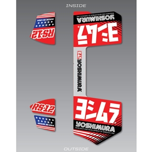 Yoshimura RS-12 Muffler Decal Set